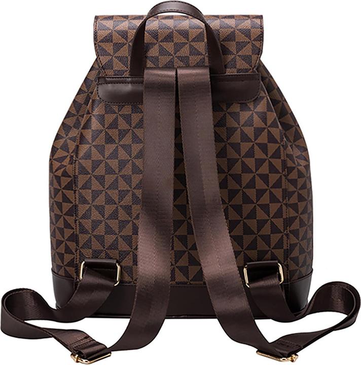 Produktbild Only-Bags.Store Veganer Lederrucksack, Brauner Rucksack, Vegane Ledertasche, Lederrucksack