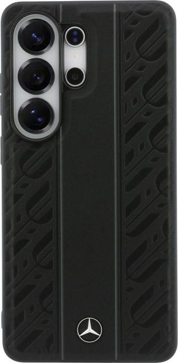 Actual product image Mercedes Case Laurel Leaves Vertical Stripes MagSafe for Samsung Galaxy S26 Ultra black (Samsung Galaxy S26 Ultra)