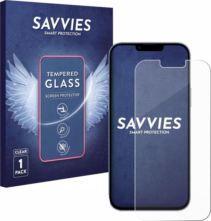 Immagine prodotto Savvies Vetro Temperato Pellicola Protettiva (1 Pezzo/i, Apple iPhone 13 Pro Max)