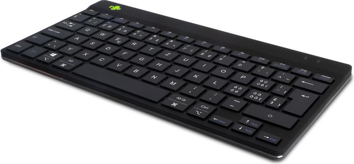 Actual product image R-Go Tools Compact Break R-Go keyboard, QWERTZ (CH), bluetooth, black, Mini, Wireless, Bluetooth, Sc (CH)