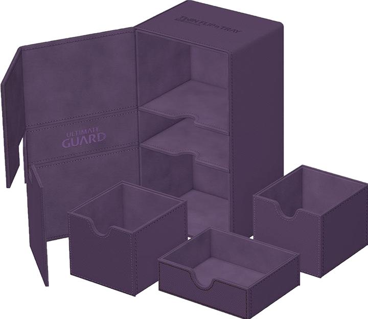 Actual product image Ultimate Guard Twin Flip'n'Tray 200+ XenoSkin Monocolor Violet