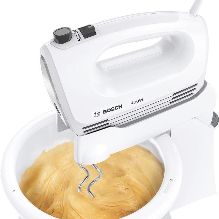 Immagine prodotto Bosch Hausgeräte Impastatrice CleverMixx MFQ2600X Impastatrice con ciotola, 400 W, Numero di velocità 4, Modalità (400 W)