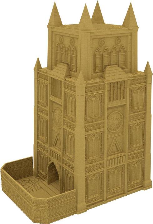 Produktbild Feldherr Fates End Würfelturm Garrison gold – 3D gedruckt, modular (Kunststoff)