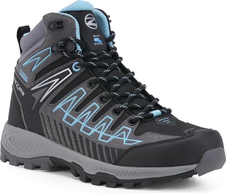 Azurblau, Dunkelgrau