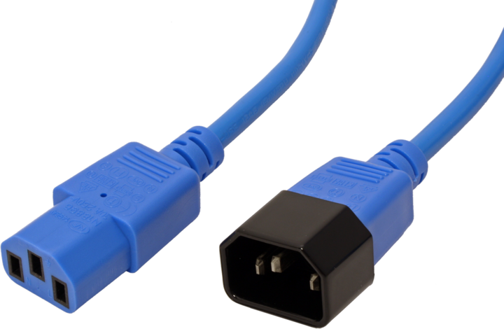 Actual product image Roline Apparatus connector blue 0.8m (0.80 m)