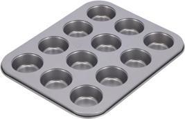 Actual product image Patisse Silver Top Mini Muffin tin 12 compartments