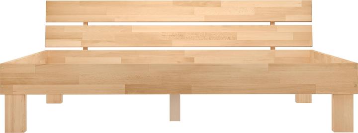 Actual product image Erst-Holz Modern super King bed 180x220 lacquered Beech without rigid slats 60.80-18-220oR (180 x 220 cm)