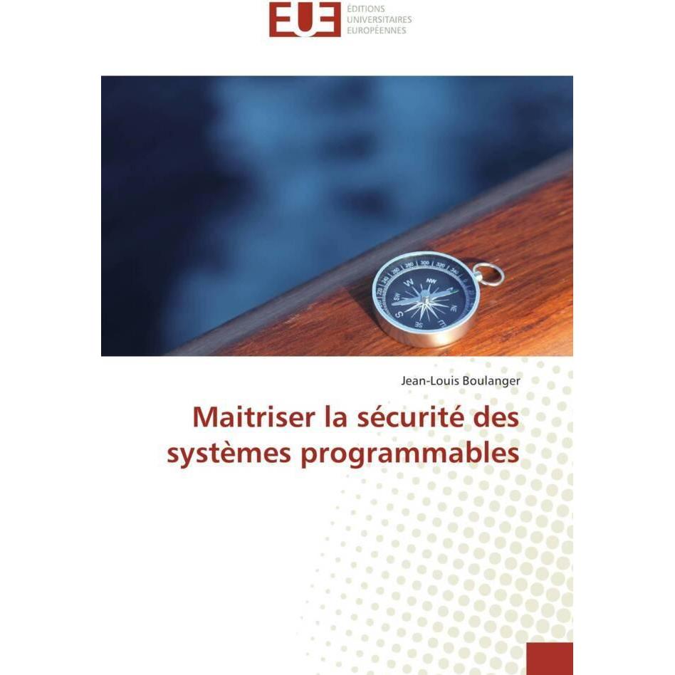 Maitriser la sécurité des systèmes programmables, Fachbücher