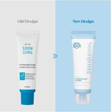 Actual product image Etude House Soon Jung 0-Panthensoside Cica Balm (75 ml, 24h cream)