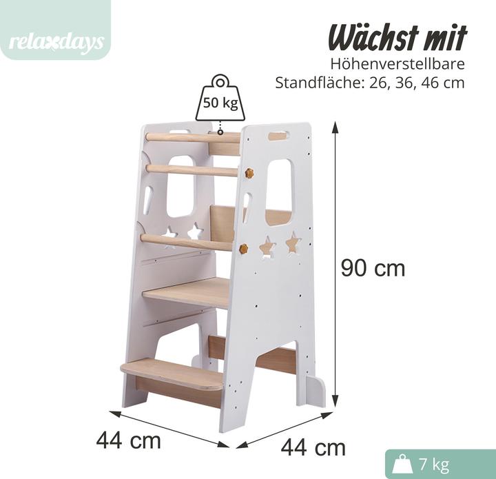 Produktbild Relaxdays Lernturm (44 x 44 x 90 cm)