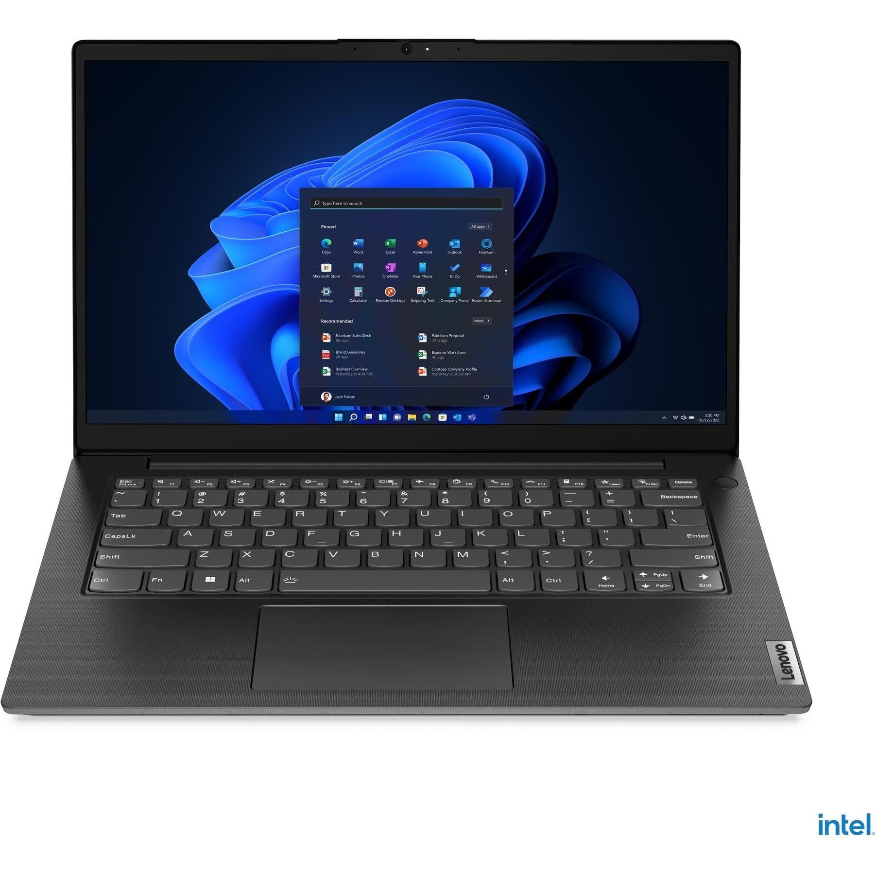 Lenovo V14 Gen 4 (14", Intel Core i5-13420H, 16 GB, 512 GB, Eng. Int.), Notebook, Schwarz