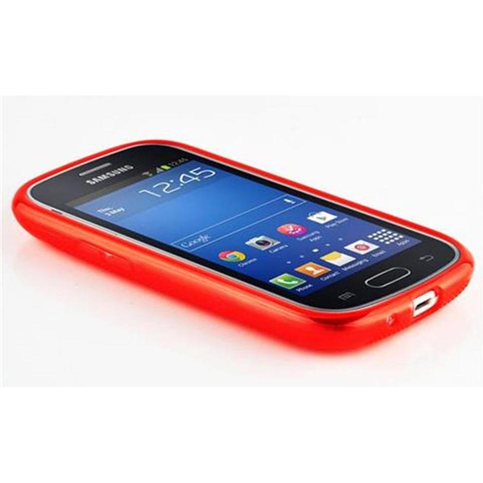 Thumbnail - Cadorabo TPU X-Line Cover (Samsung Galaxy Trend Lite), Smartphone Hülle, Rot