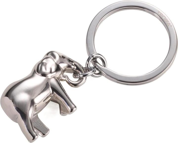 Actual product image Troika Keychain Elephant Shiny/Grey