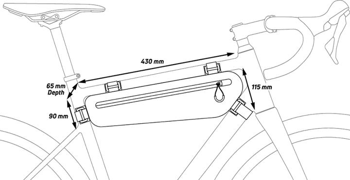 Actual product image Zefal Z Adventure C3 (3.30 l, Frame bag)