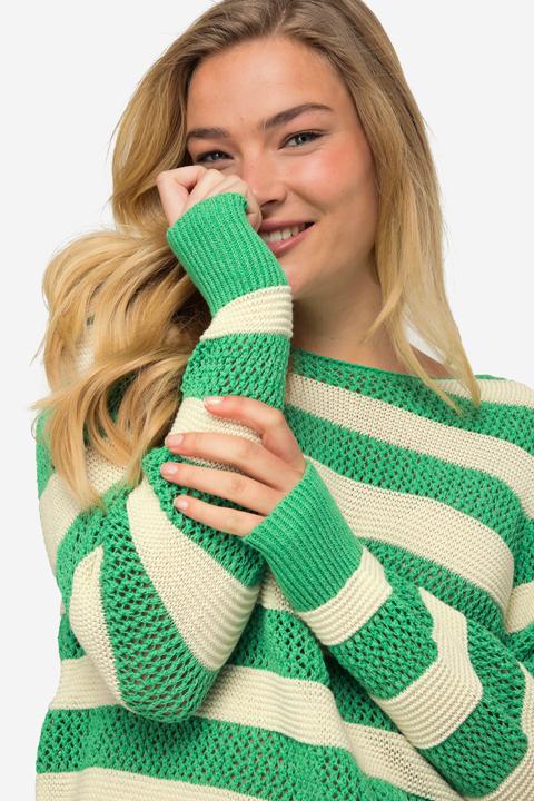 Immagine prodotto Laurasøn Pullover, Ringel, Strukturmix, Rundhals, Langarm (M)