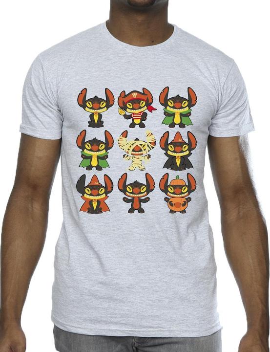 Actual product image Disney Mens Lilo & Stitch Halloween Costumes T-Shirt (S)