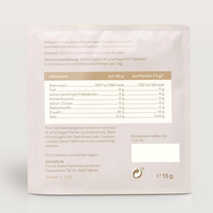 Immagine prodotto Glow25 Collagene (10 pz., Busta, 15 g)