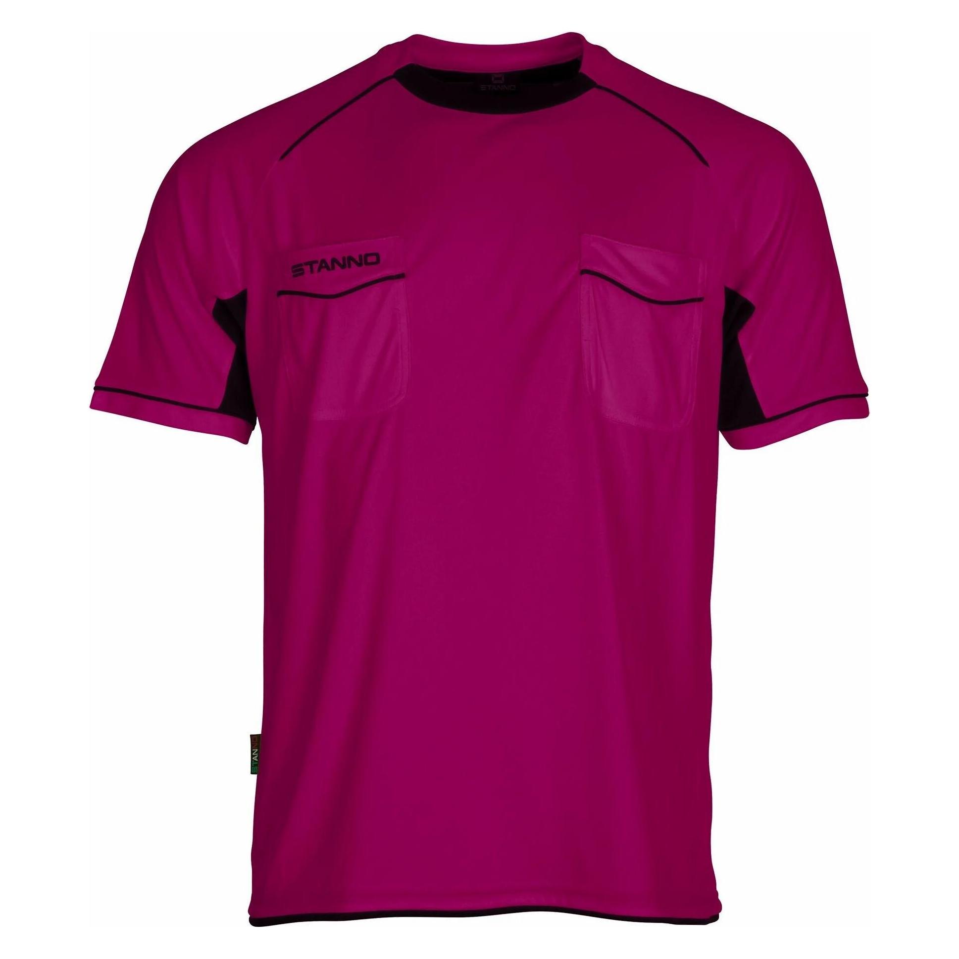 Stanno, Unisex, Sportshirt, Bergamo Schiedsrichter Trikot Kurzarm (M), Rot, M