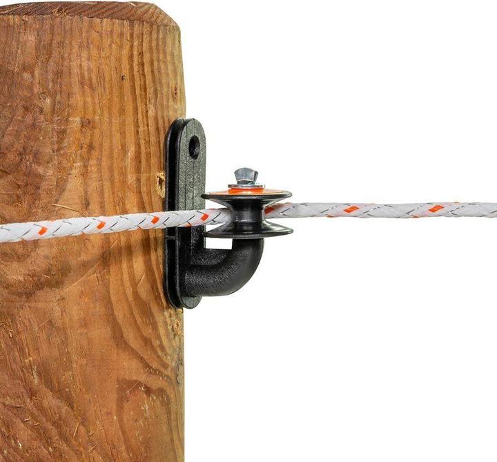 Produktbild Gallagher Isolatoren für Elektrozaun Eckisolatoren mit Seilrolle für Holzpfähle