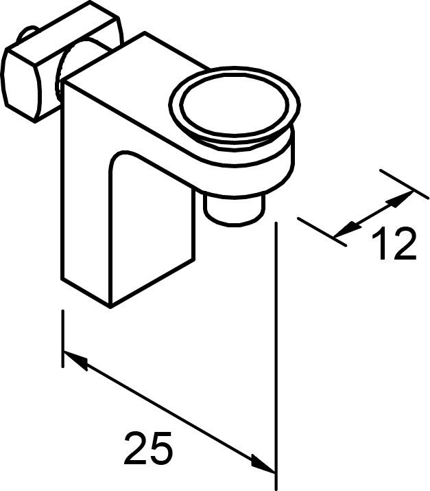 Actual product image Aweso Tray support 1420 type 1, for light load (1 pcs.)