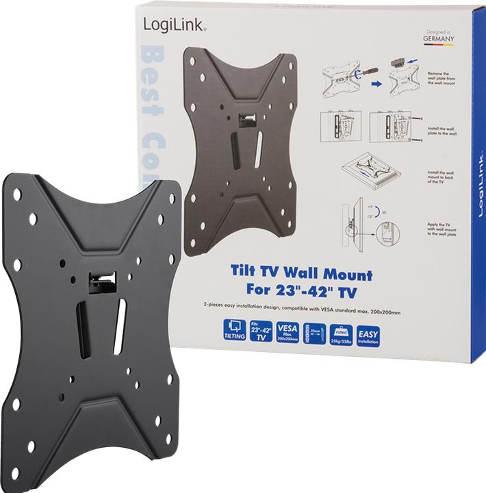Produktbild LogiLink TV Wandhalterung (Wand, 42", 25 kg)
