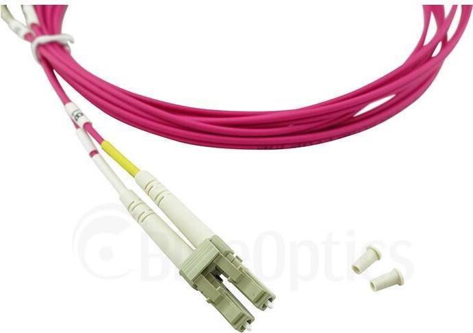 Actual product image BlueOptics Fujitsu FCKAB-OM4-C05-L compatible LC-LC multimode OM4 patch cable 5 metres (S/UTP, 5 m)