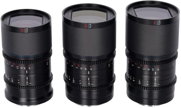 Actual product image Sirui Sniper Set AS-3S-ZB 23mm, 33mm & 56mm F1.2 APSC Auto-Focus Lens Kit (Nikon Z-Mount, Black, Carbon Fi (Nikon Z, APS-C / DX)