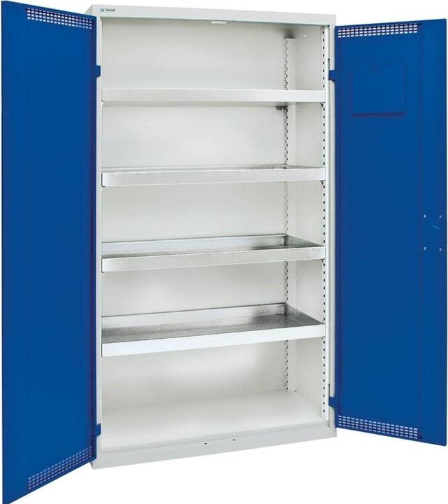 Produktbild kaiserkraft Umweltschrank, Türen gelocht (100 cm, 180 cm)