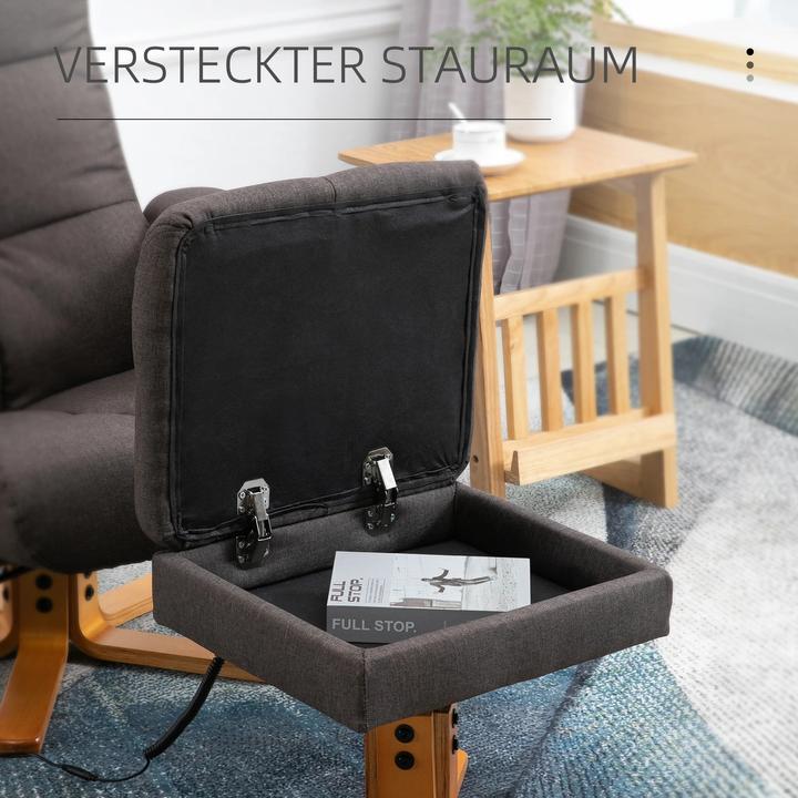 Produktbild Floki24 Massagesessel mit Fusshocker