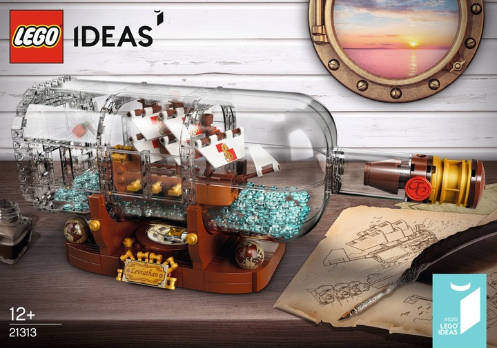 Produktbild LEGO Ideas Schiff in der Flasche (21313, LEGO Seltene Sets, LEGO Ideas)