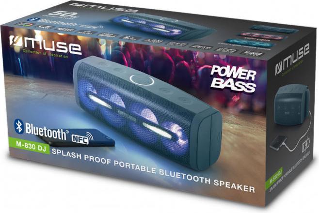Image du produit Muse M-830 Enceinte portable mono pour DJ (8 h)