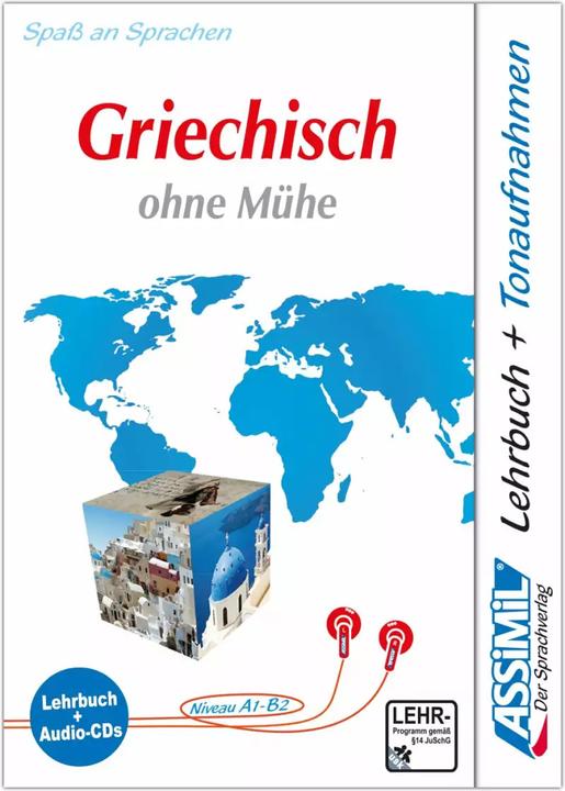 Produktbild . Griechisch ohne Mühe. Lehrbuch mit 4 Audio-CDs (Deutsch, ASSiMiL GmbH, 2022)