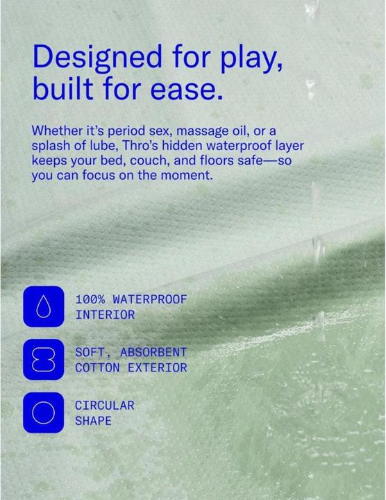 Actual product image Dame Products - Thro Play Blanket – Sage