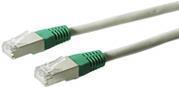 Produktbild Goobay CAT 6 Crossover-Patchkabel, S/FTP (PiMF), Grau, Grün, Grau-Grün, 1 m (S/FTP, CAT6, 1 m)