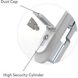 Lanview WK2 Black key for RCCTV002, Accessori per armadio rack, Nero