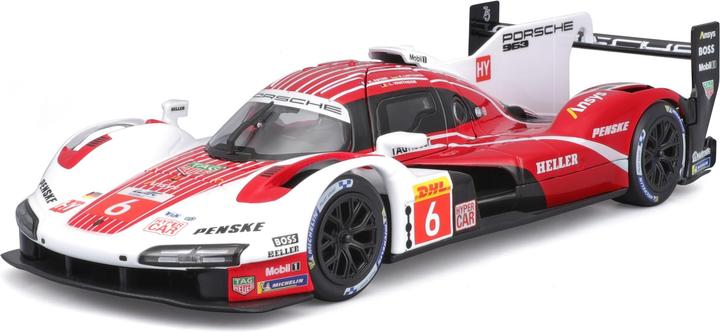Bburago Race 1/24 Porsche 963 rot/weiss