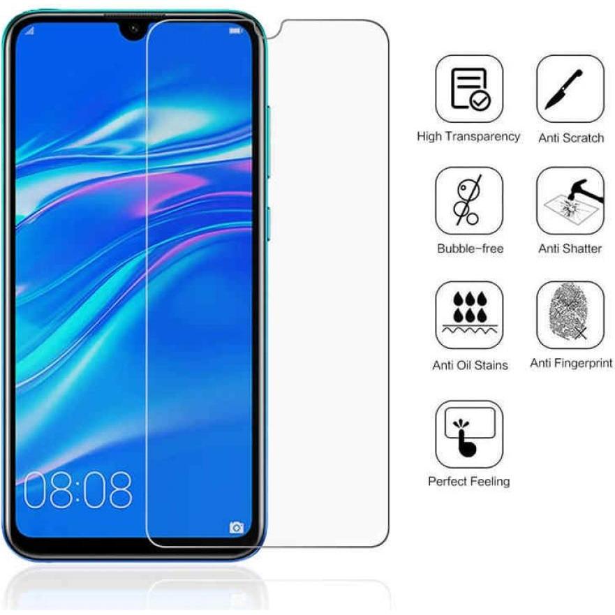 Thumbnail - Screenguard Huawei Y7 2019 Panzerglas Schutzfolie Case Friendly Design (1 Stück, Huawei Y7 (2019)), Smartphone Schutzfol...