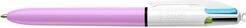 Actual product image Bic Four Colour Ballpoint Pen 4 Colours Fun Purple (Violet, White, 1 x)
