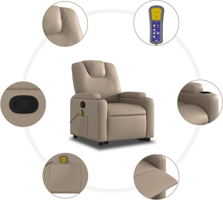 Image du produit vidaXL Massagesessel mit Aufstehhilfe