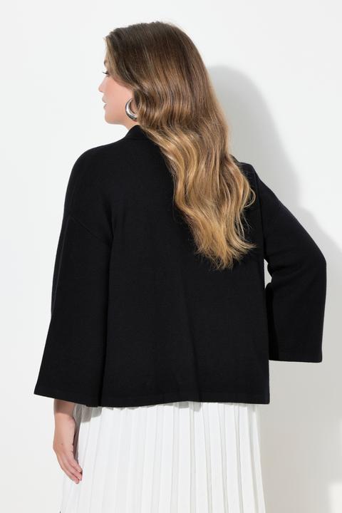 Produktbild Miamoda Strickjacke, Cape-Form, weite 3/4-Glockenärmel (58)