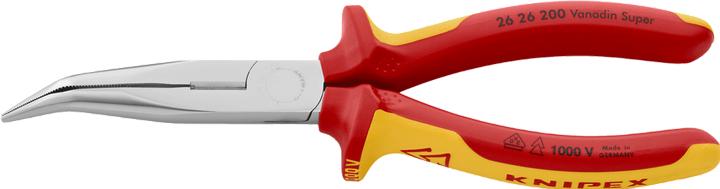 Productafbeelding Knipex Platte rondneus tang met snijkant (radiotang) 25 26 160 (160 mm)