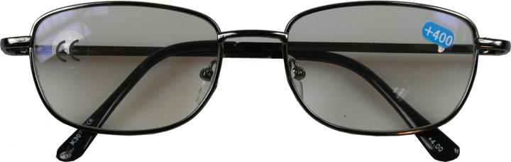Benson Optics Lesebrille mit Titanrahmen, +4.00 Dioptrien