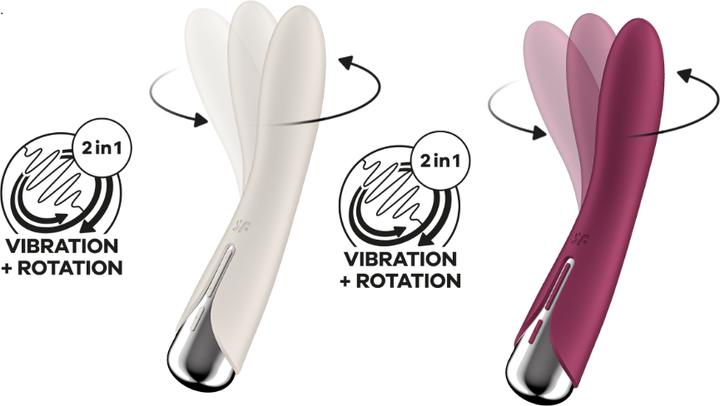 Productafbeelding Satisfyer Spinning Vibe 1 G-Spot Rotator Vibrator Rood