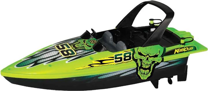 Produktbild Nikko 10171 Speedboot, ferngesteuertes RC Boot, Wasser Action bis 2,5 km/h, Robustes Motorboot, sch