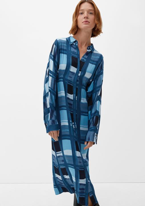 Actual product image s.Oliver Kleid Maxi-Kleid mit Allover-Muster (48)