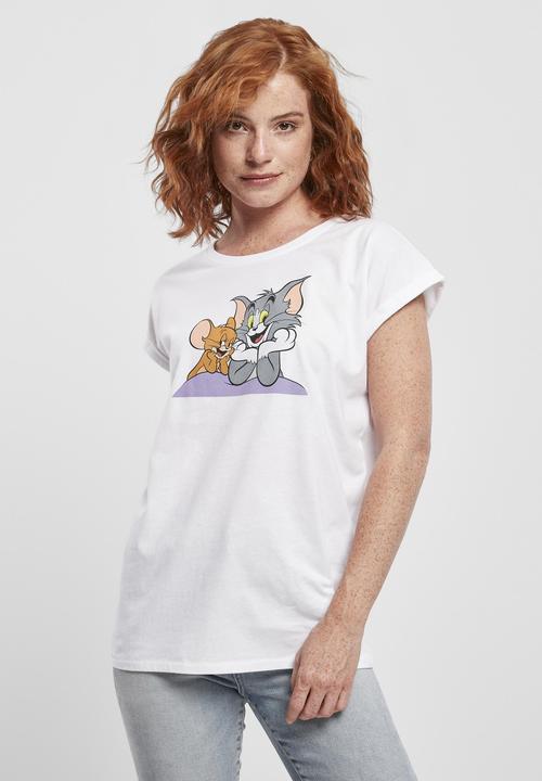 Produktbild Merchcode Ladies Tom & Jerry Pose Tee (XS)