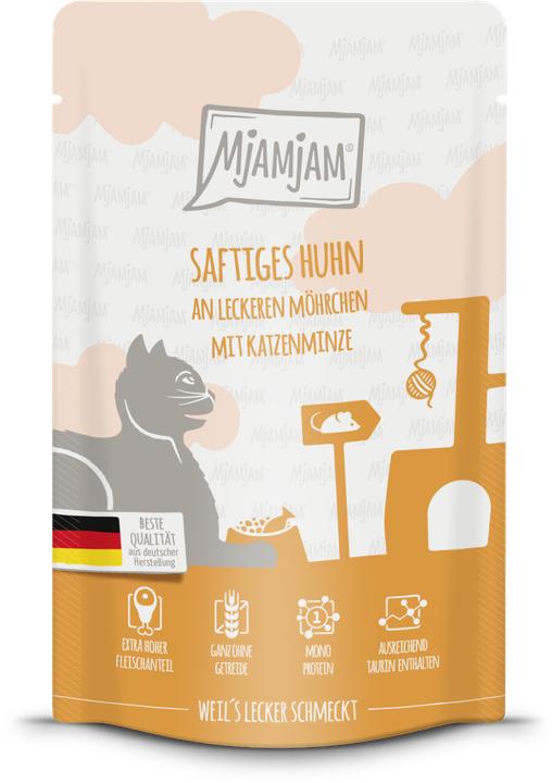 Mjamjam Adult Huhn und Möhrchen (Adult, 125 g)