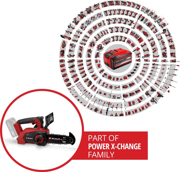Image du produit Einhell Tronçonneuse à chaîne sans fil FORTEXXA 18/20 TH Solo (Tronçonneuse à batterie)