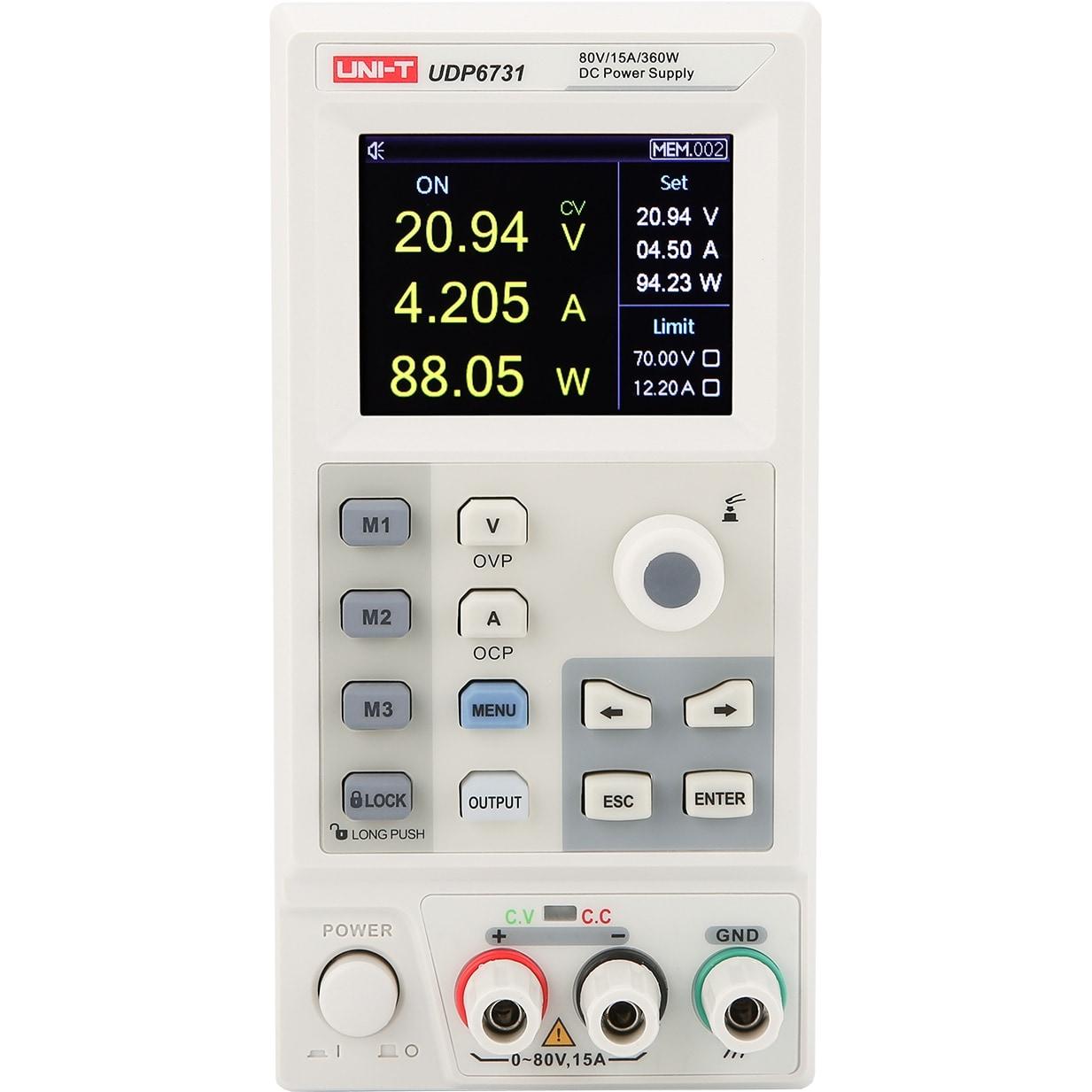 Uni-T Labornetzteil, UDP6731, 1 Kanal, programmierbar, 360 W, Alimentazione laboratorio