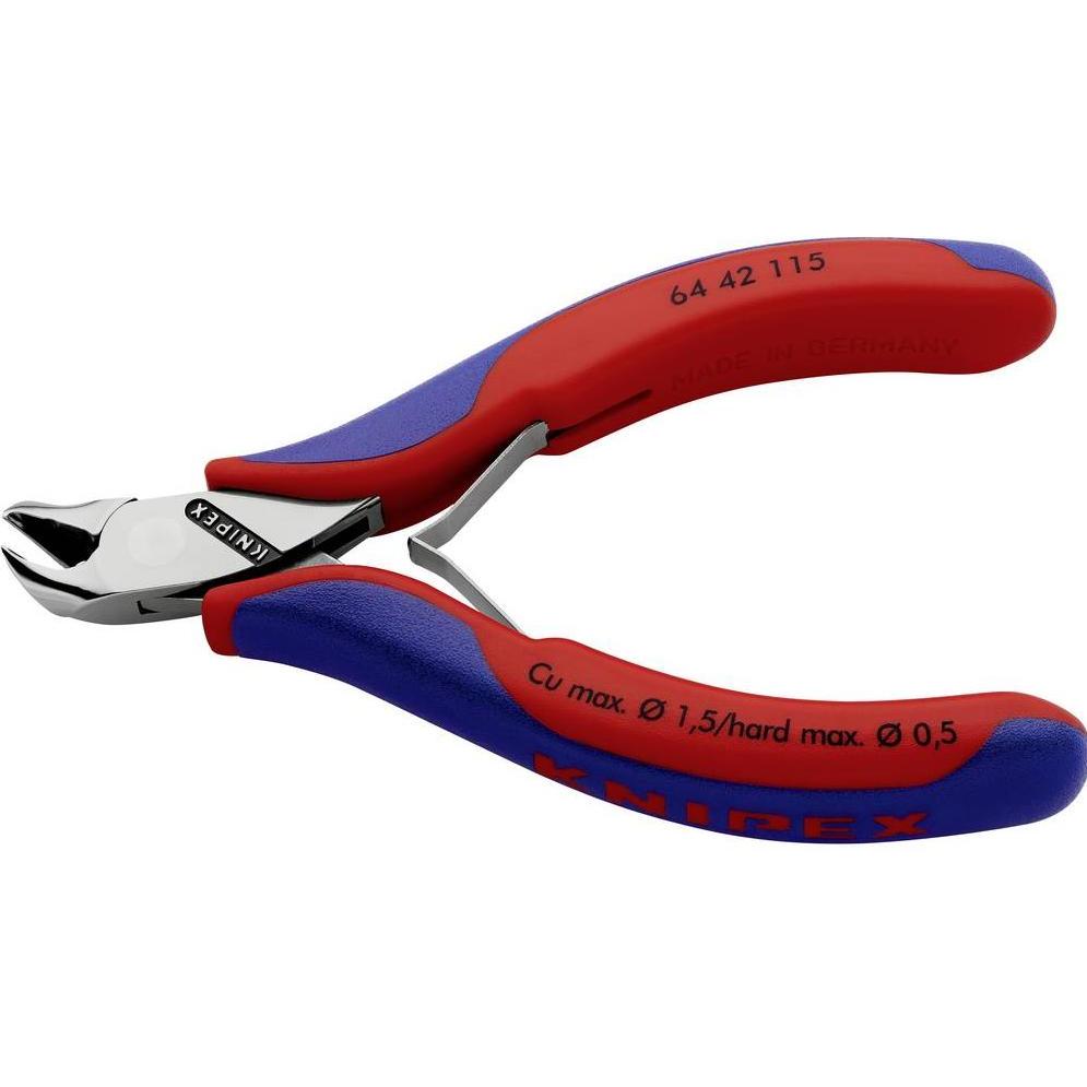 Thumbnail - Knipex, Bolzenschneider + Seitenschneider, Elektronik-Vornschneider (115 mm)
